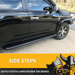 PS4X4 FAT PIPED BRUSH BARS (63MM) AND ROCK SLIDERS TO SUIT 200 SERIES LANDCRUISER