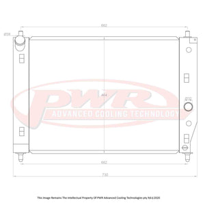 42mm Radiator (Chevrolet Corvette C6 Auto 05-13)