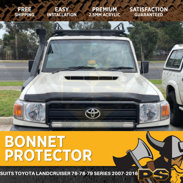 Ps4x4 Bonnet Protector Stone Guard Suit LANDCRUISER 2007-2016 76 78 79 Series