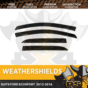 PS4X4 Weather Shields Window Visors To Suit Ford EcoSport 2013-2018