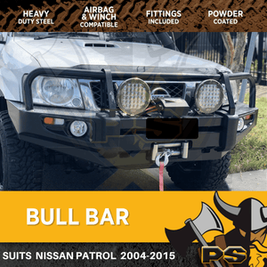 Ps4x4 Heavy Duty Deluxe Bull Bar To Suit Nissan Patrol GU4 2004+ ADR