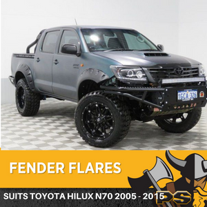 Jungle Fender Flares Wheel Arch to suit Toyota Hilux SR5 SR 2011-2015 6 Inch 6pcs