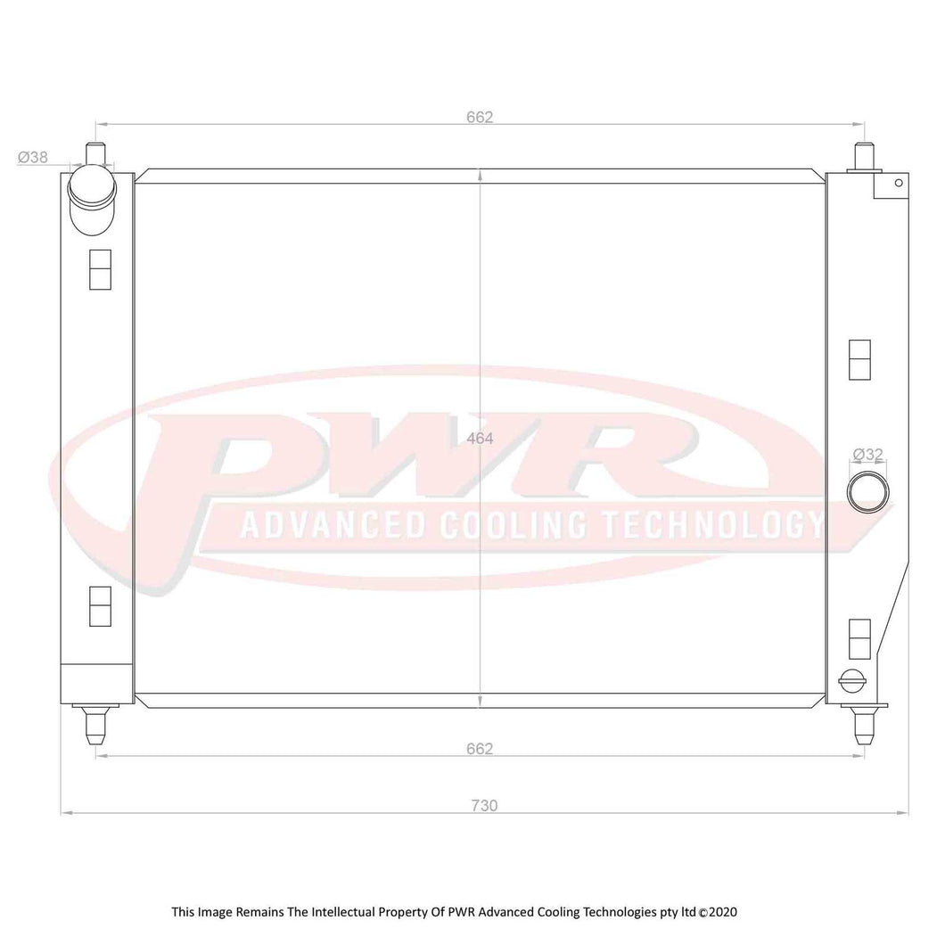 42mm Radiator (Chevrolet Corvette C6 05-13)