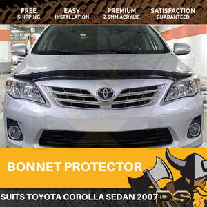 Bonnet Protector to suit Toyota Corolla Sedan 2007-2012