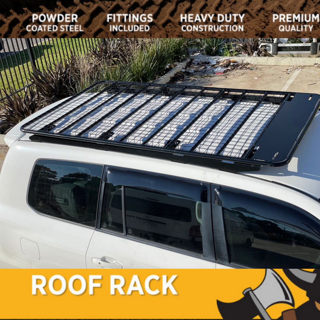 Flat steel roof rack deals