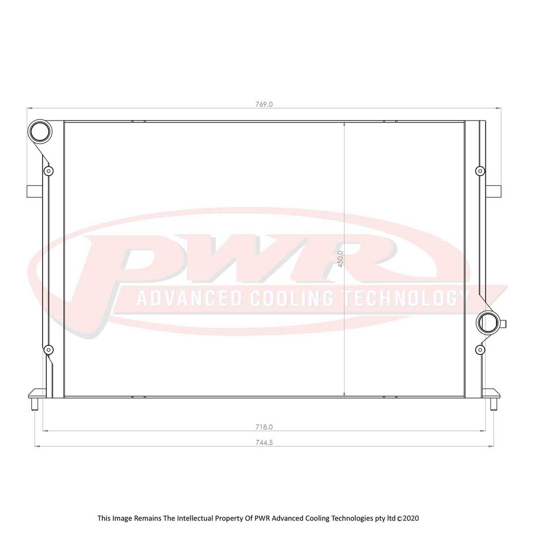 Elite Series 42mm Radiator (Audi TT RS/RS3 11-13)
