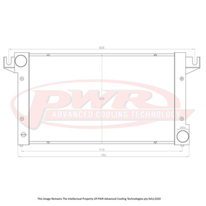 81mm Radiator (Dodge Viper SRT10 V10 03-10)