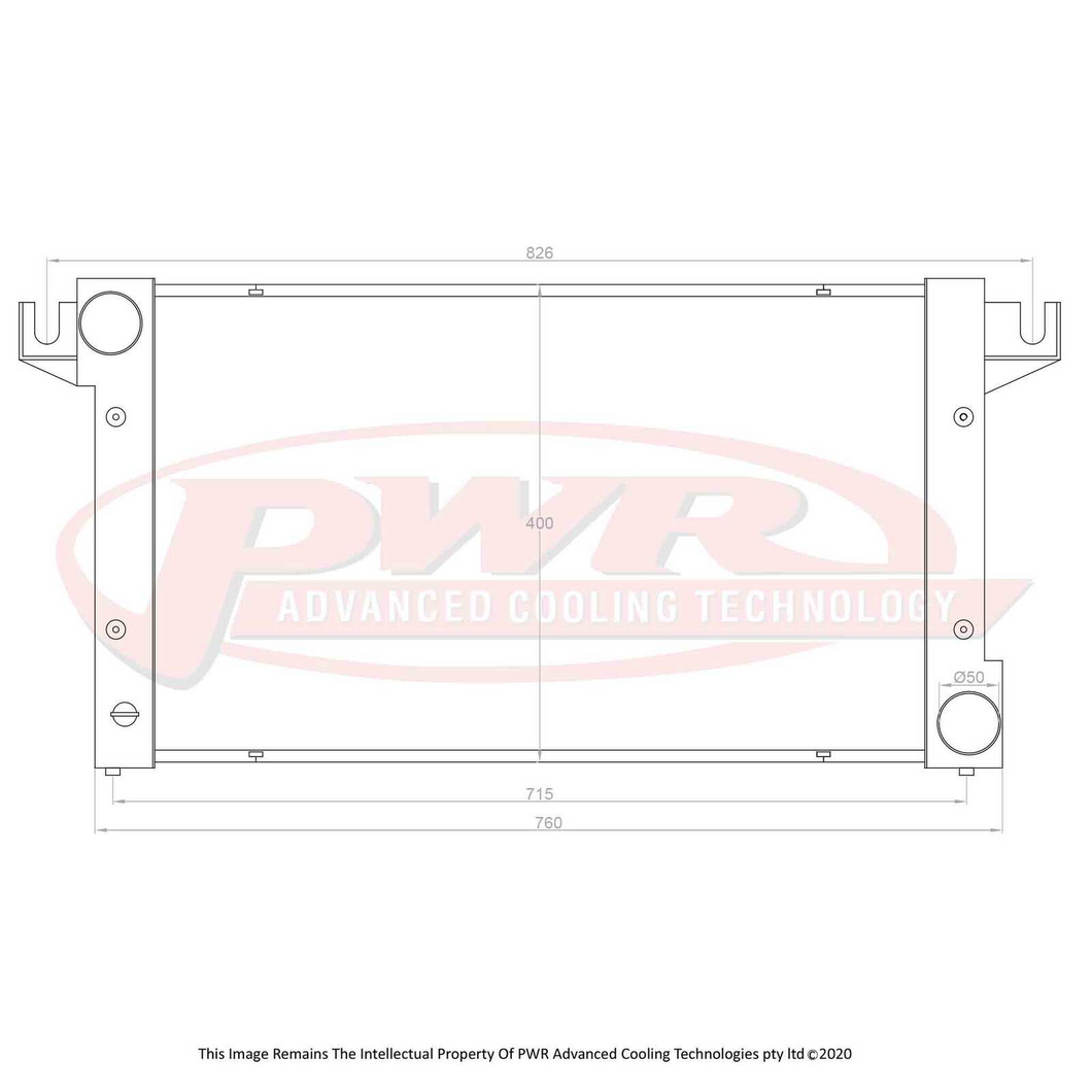 81mm Radiator (Dodge Viper SRT10 V10 03-10)