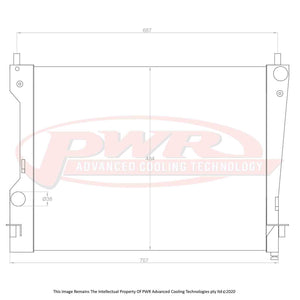 42mm Radiator (Ford Mustang 4.6L V8 05-09)