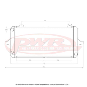 42mm Radiator (Ford Sierra Cosworth YBD 86-92)