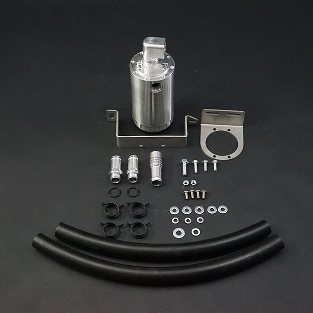 HPD CATCH CAN TO SUIT MITSUBISHI PAJERO NX + NS, NT, NW WITH SNORKEL