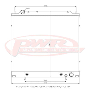 42mm Radiator (Mitsubishi Delica L400 Auto 94-05)
