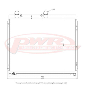32mm Radiator (Ferrari 612 Scaglietti Tipo F133F/H V12 04-11)