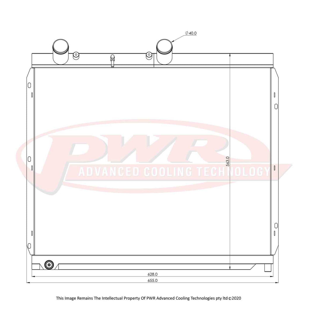 32mm Radiator (Ferrari 612 Scaglietti Tipo F133F/H V12 04-11)