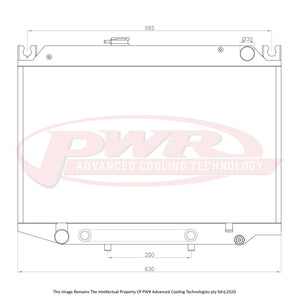 42mm Radiator (Toyota Celica A60 Auto 81-85)