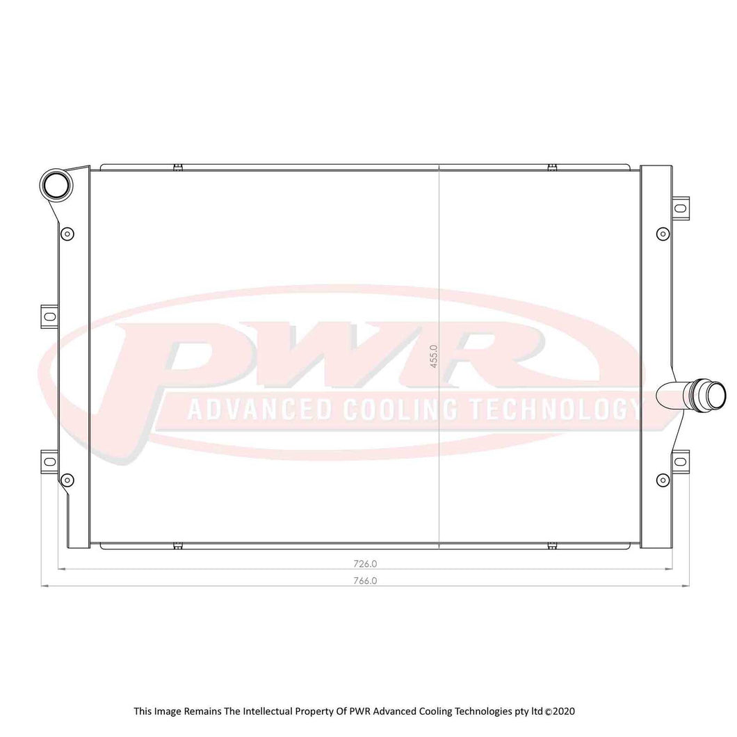 42mm Radiator (VW Golf MK6 inc R 09-12)