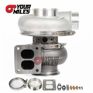 G42-1200 Compact Dual Ball Bearing System TurboCharger Point Milled Wheel T4 1.15/1.25 1.01/1.15/1.28 Dual V-band Housing