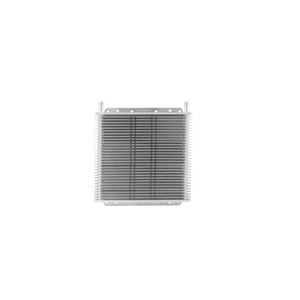 Trans Oil Cooler - 280 x 255 x 19mm (1/2" Hose Barb) suits SPAL 11" Fan