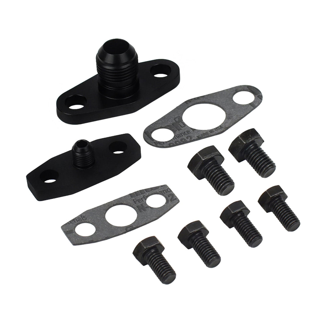 Turbo Oil Feed Return Fitting Kit Garrett T3 T4