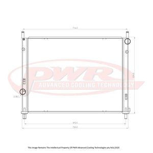 55mm Elite Series Radiator (Ford Mustang GT V8 15-19)