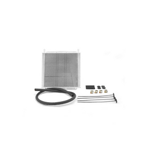 Trans Oil Cooler Kit - 280 x 255 x 19mm (3/8" Hose Barb)