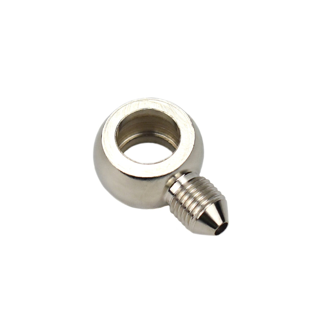 Steel Banjo Eye Fitting 14mm Hole 4AN male flare