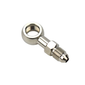 Steel Banjo Eye Fitting 12mm Hole 4AN male flare