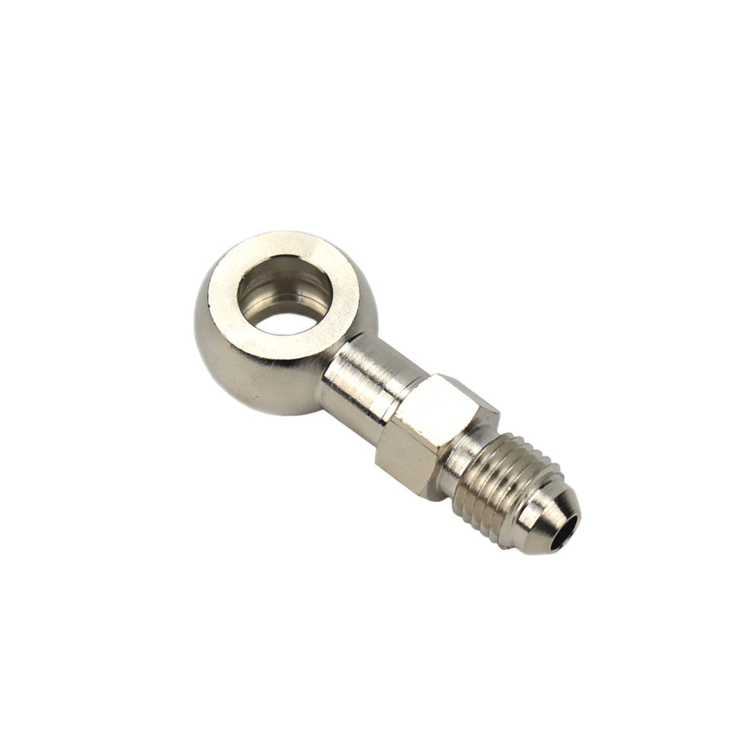 Steel Banjo Eye Fitting 10mm Hole 4AN male flare