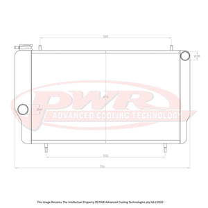 55mm Radiator (Ford Capri Cleveland V8 68-73)