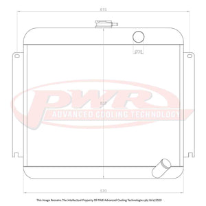 55mm Radiator (Chrysler Valiant VF-VG 6cyl 69-71)