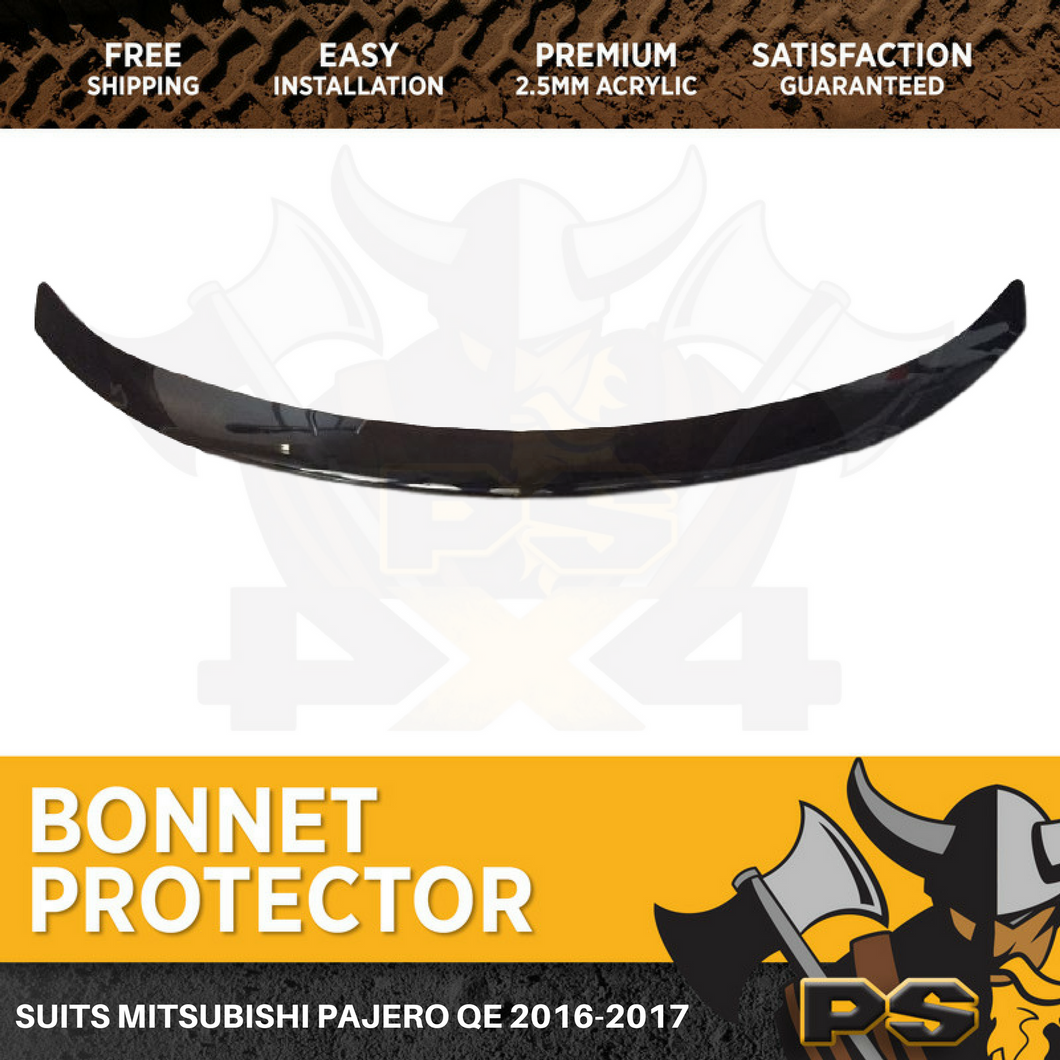 Bonnet Protector Tinted Guard to suit Mitsubishi Pajero QE 2016 ONWARDS