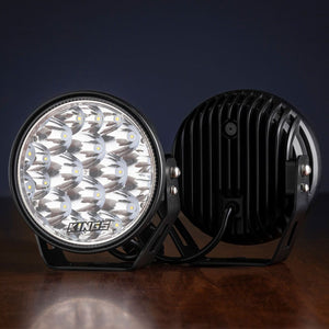 Kings Domin8r Xtreme 7” LED Driving Lights (Pair) | 1 Lux @ 814m | 12,596 lumens | Fitted with OSRAM LEDs