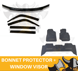 Nissan Patrol WAGON 1997 - 2004 GU1-3 Y61 Bonnet Protector & Window Visors & Floor Mats