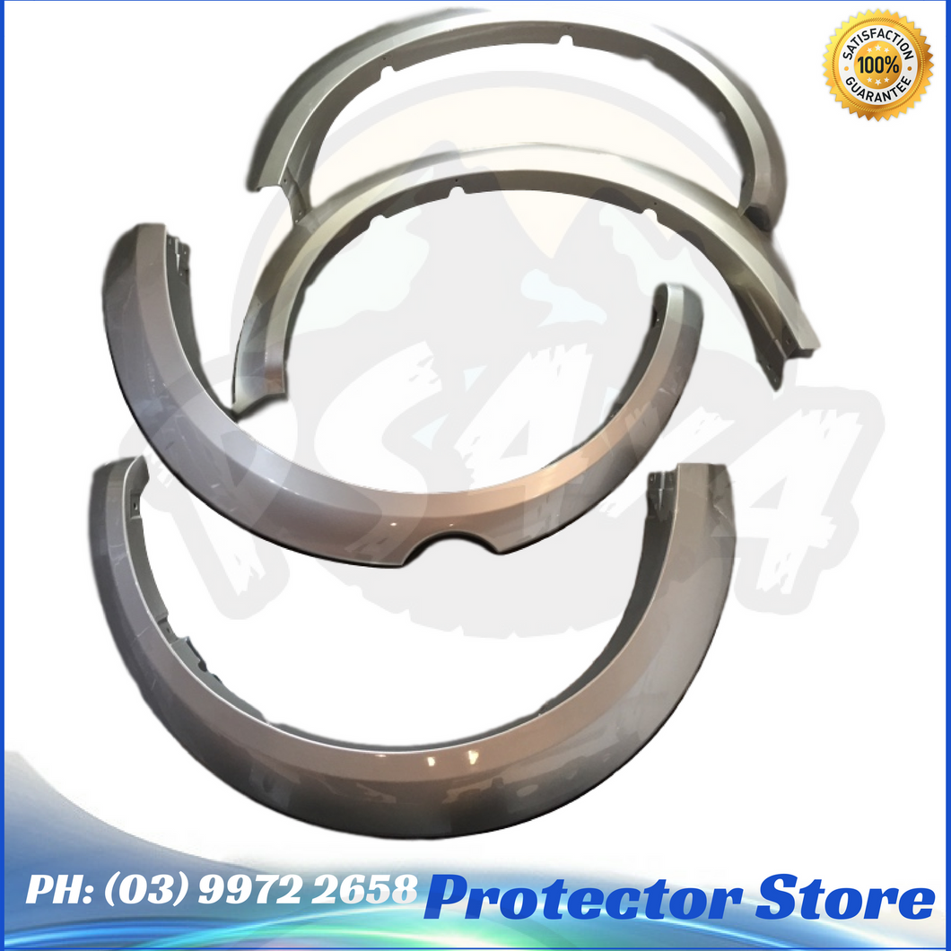 Fender Flares suit Mitsubishi Triton 2006-2014 SILVER MN ML Wheel Arch Set Of 4