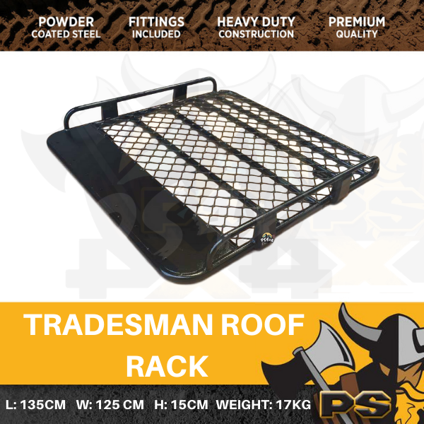 Mitsubishi Triton 2006-2015 Dual Cab Alluminum Tradesman Roof Rack Rack