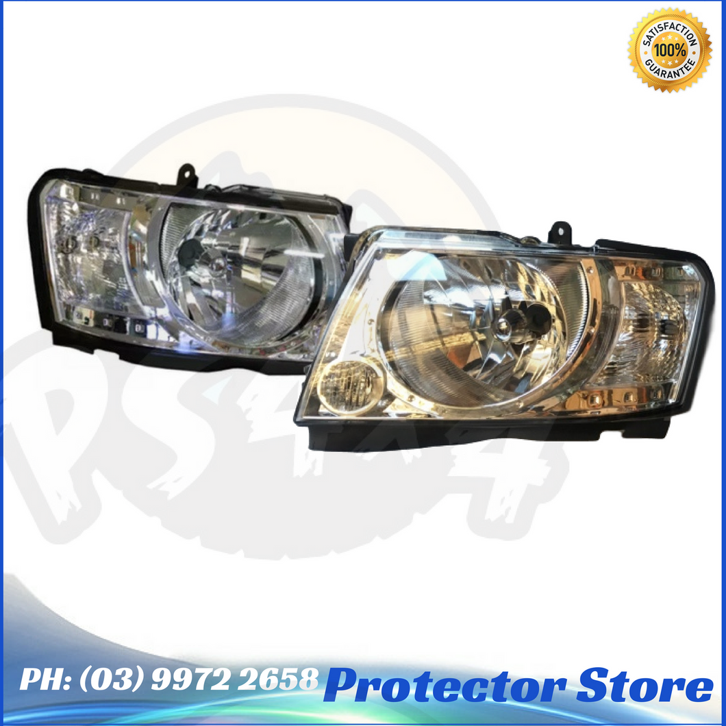 NISSAN PATROL SET OF HEADLIGHT LIGHTS GU4 10/2004-2015 PAIR