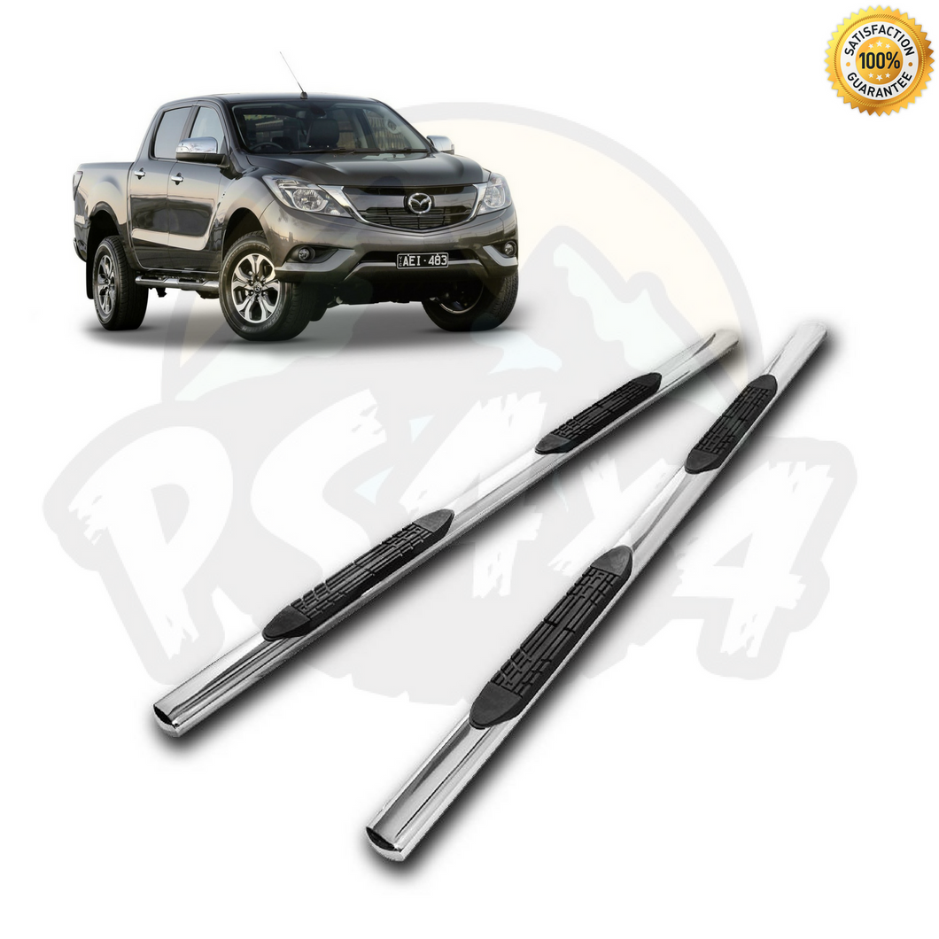 Aluminium Side Steps for Mazda BT-50 2011-2017 Dual Cab Running Boards Sidesteps