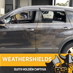 Superior Weathershields for Holden Captiva 5 & 7 06-16 Weather Shields Window Visors