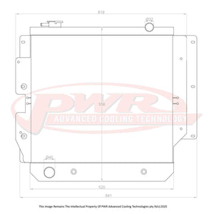 55mm Radiator (Jeep Wrangler TJ PowerTech Auto 97-07)