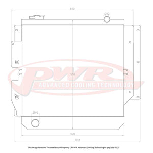 55mm Radiator (Jeep Wrangler TJ PowerTech 97-07)