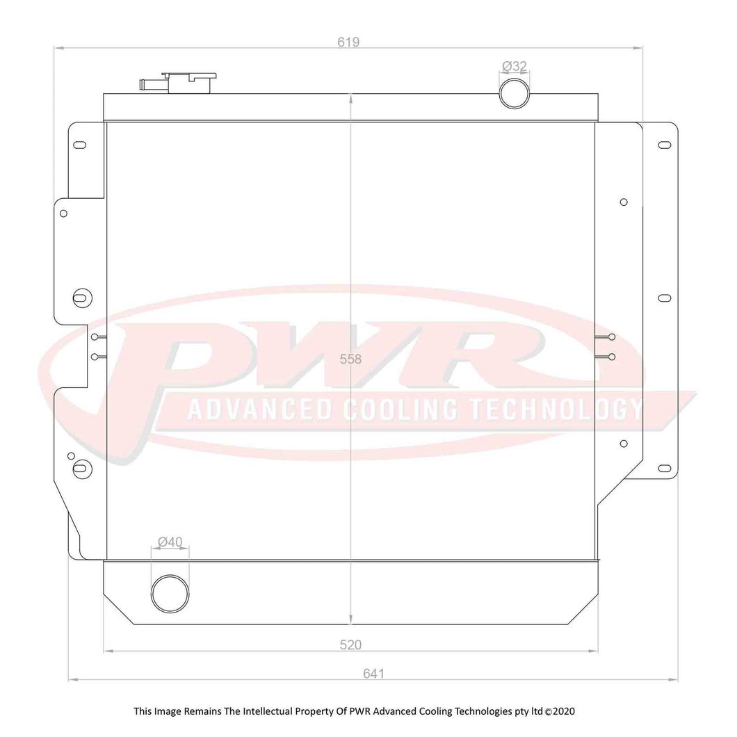 55mm Radiator (Jeep Wrangler TJ PowerTech 97-07)