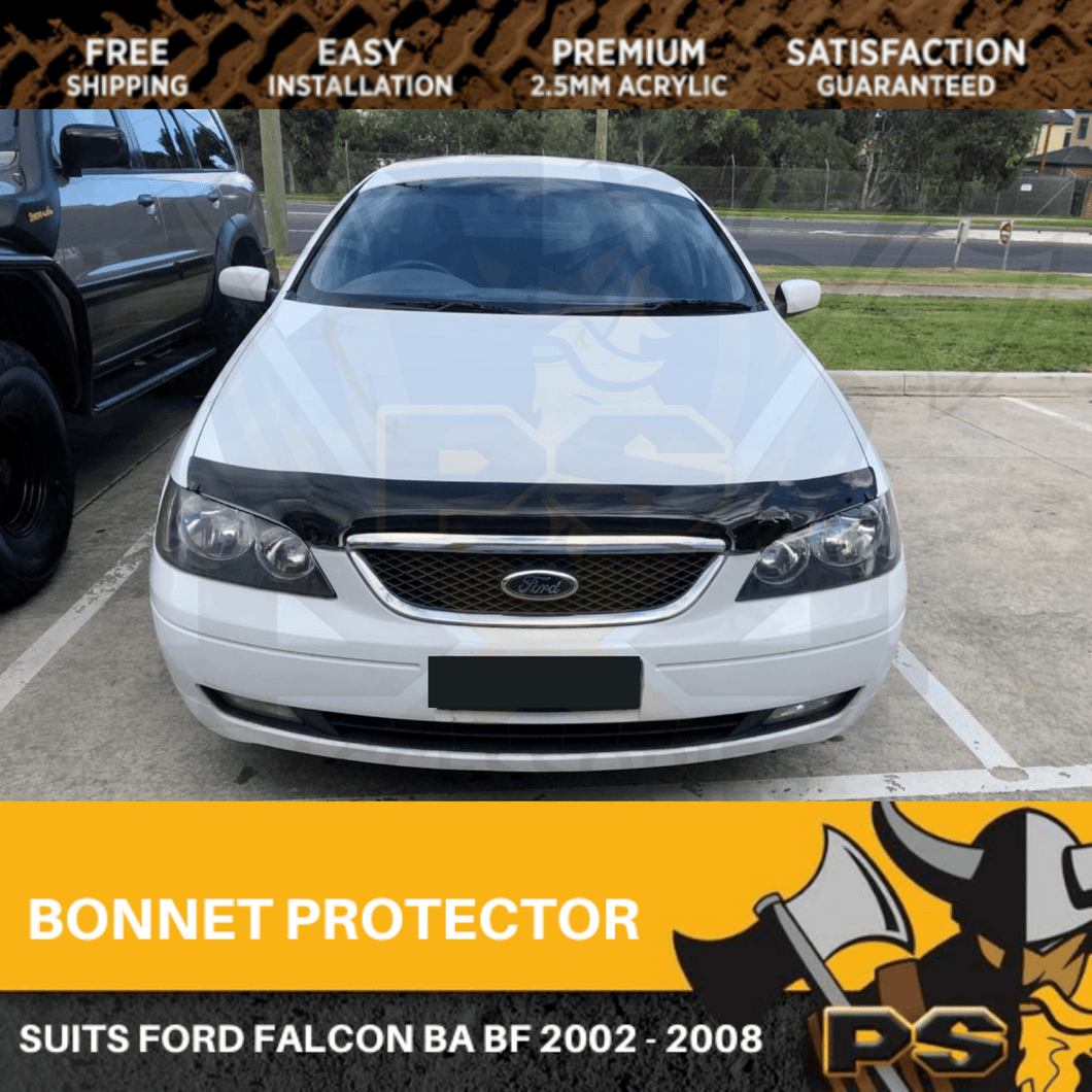 Bonnet Protector for Ford BA BF Tinted Guard XT XR6 XR6 FAIRMONT FAIRLANE