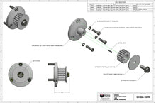 Load image into Gallery viewer, Dry Sump Drive Mandrel with 19T HTD Pulley
