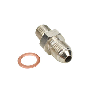 Turbo Oil Adapter Fitting Kit 4AN to M10x1.0 (1.8mm restricted port)