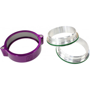 3.5" BILLET INTERCOOLER CLAMPSQUICK CONNECT PURPLE CLAMP
