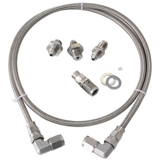 UNIVERSAL TURBO OIL FEED LINE -3AN LINE KIT. 1 METER LONG