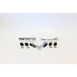 SUBARU EJ20 POLISHED FUEL RAIL KIT TOP FEED