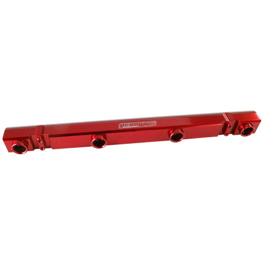 MITSUBISHI 4G63 EVO 4 to 9 FUEL RAIL suits 14mm Injectors Red