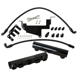 TOYOTA 86 / BRZ FUEL RAIL KIT -8ORB INLETS / OUTLETS Black