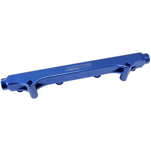 AUDI VW 1.8L 20V FUEL RAIL    -8ORB INLETS / OUTLETS BLUE